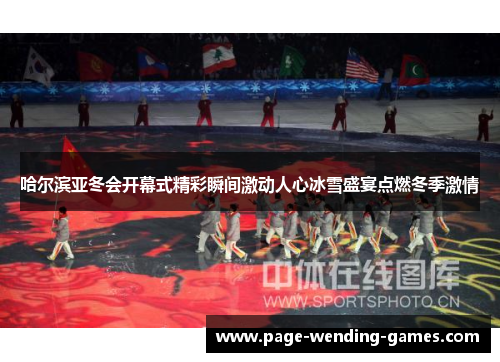 哈尔滨亚冬会开幕式精彩瞬间激动人心冰雪盛宴点燃冬季激情