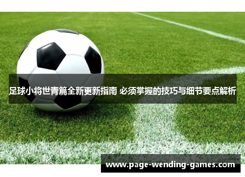 足球小将世青篇全新更新指南 必须掌握的技巧与细节要点解析