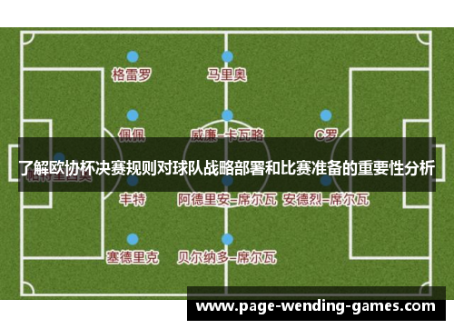了解欧协杯决赛规则对球队战略部署和比赛准备的重要性分析 了解欧协杯决赛规则对球队战略部署和比赛准备的重要性分析