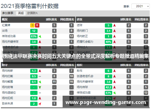 围绕法甲联赛决赛时间五大关键点的全景式深度解析专题报道精编集 围绕法甲联赛决赛时间五大关键点的全景式深度解析专题报道精编集